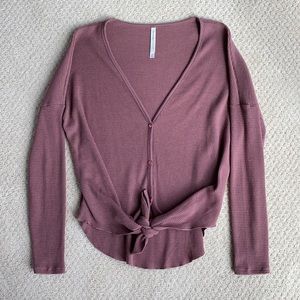 The Group by Babaton
Tie-Front Thermal Longsleeve